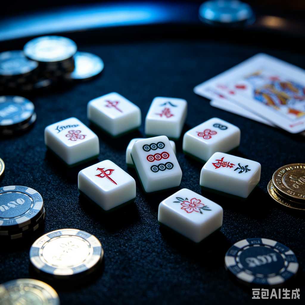 deep print mahjong set