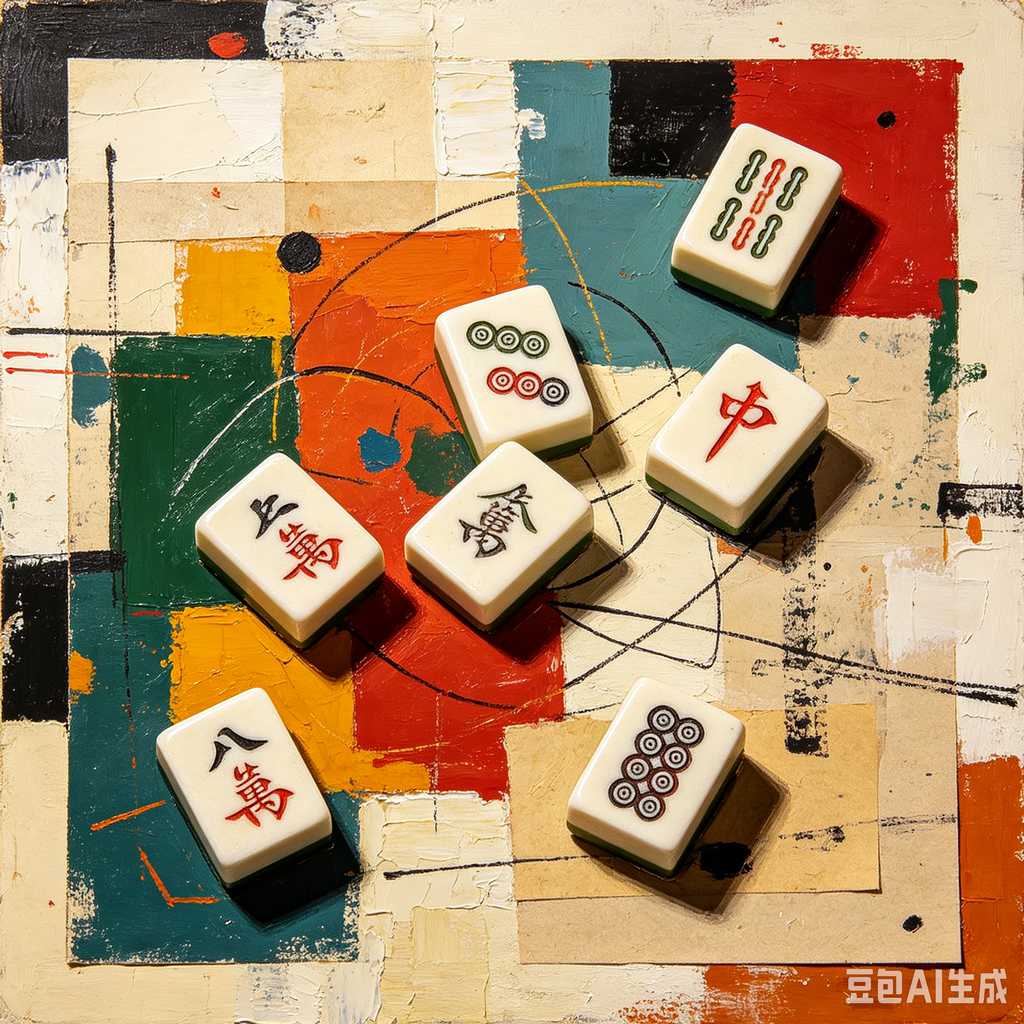 hand painted mahjong tiles