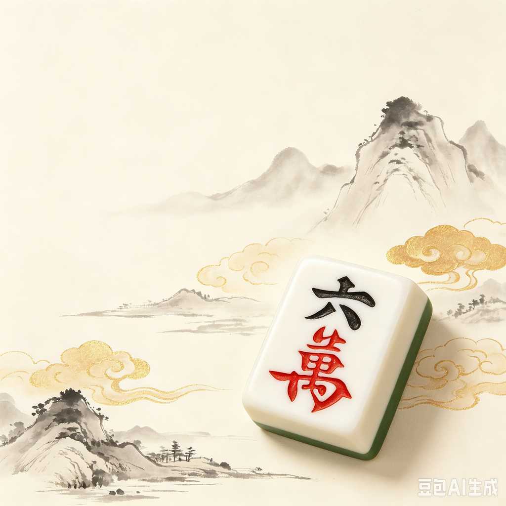 traditional oriental mahjong tiles